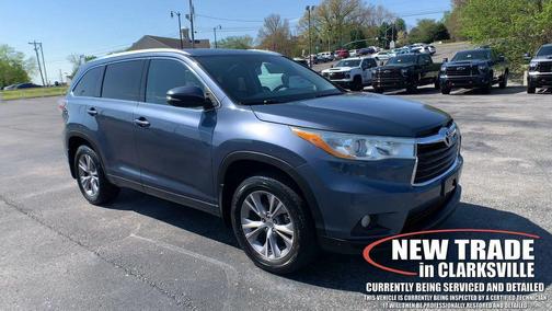 Shoreline Blue Pearl 2014 Toyota Highlander XLE
