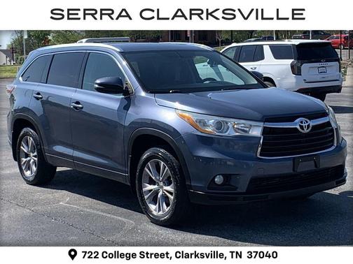 Shoreline Blue Pearl 2014 Toyota Highlander XLE