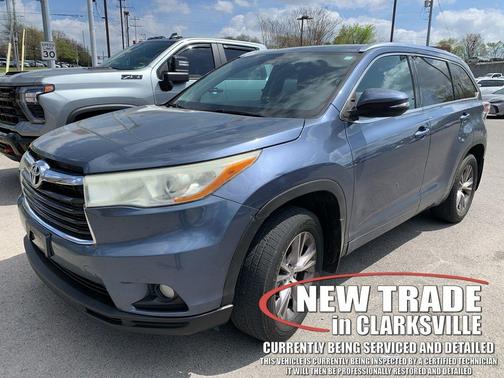 Shoreline Blue Pearl 2014 Toyota Highlander XLE