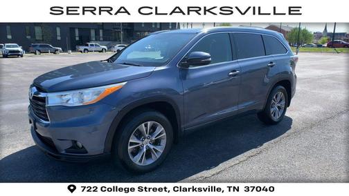 Shoreline Blue Pearl 2014 Toyota Highlander XLE