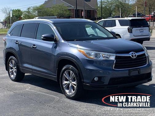 Shoreline Blue Pearl 2014 Toyota Highlander XLE