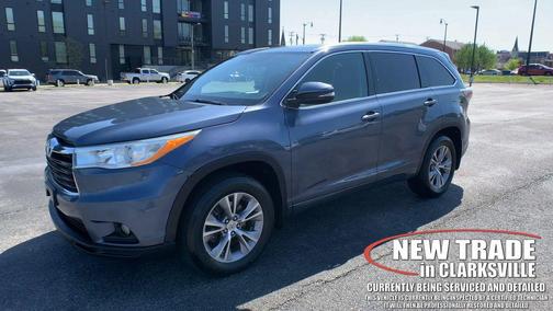 Shoreline Blue Pearl 2014 Toyota Highlander XLE