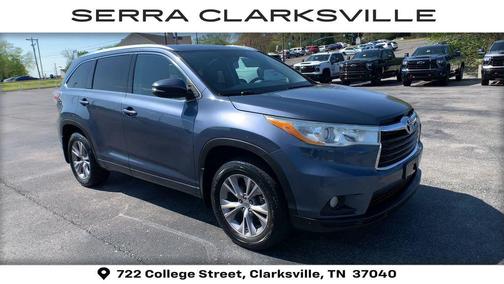 Shoreline Blue Pearl 2014 Toyota Highlander XLE