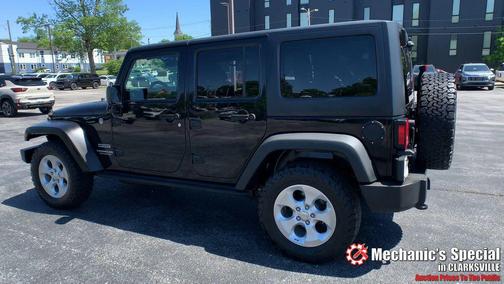 Black Clearcoat 2015 Jeep Wrangler Unlimited Sport