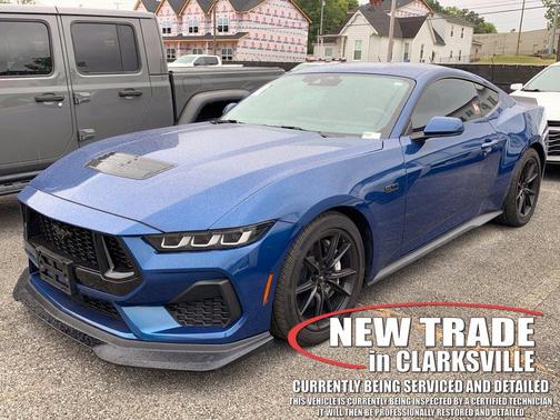 Atlas Blue Metallic 2024 Ford Mustang GT Premium