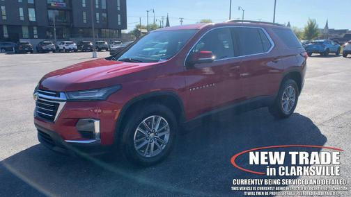 Radiant Red Tintcoat 2023 Chevrolet Traverse LT Cloth