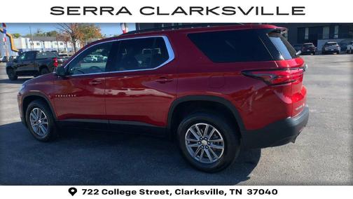 Radiant Red Tintcoat 2023 Chevrolet Traverse LT Cloth
