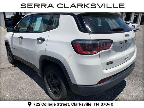 White Clearcoat 2019 Jeep Compass Sport