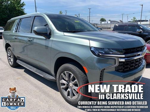 Silver Sage Metallic 2024 Chevrolet Suburban LS