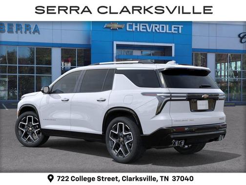 Polar White Tricoat 2026 Chevrolet Traverse High Country