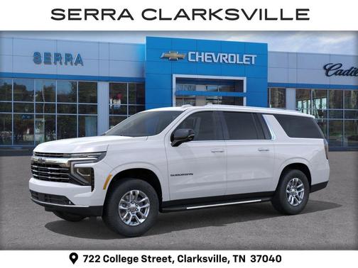 Summit White 2026 Chevrolet Suburban LT