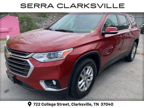 Cajun Red Tintcoat 2019 Chevrolet Traverse LT Cloth