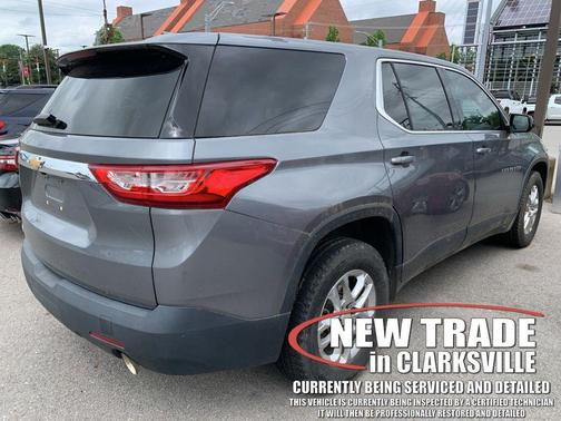 Satin Steel Metallic 2020 Chevrolet Traverse LS
