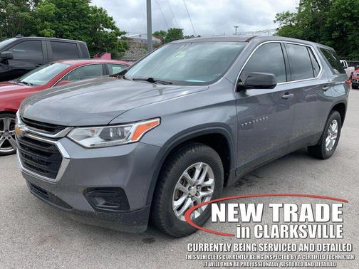 Satin Steel Metallic 2020 Chevrolet Traverse LS
