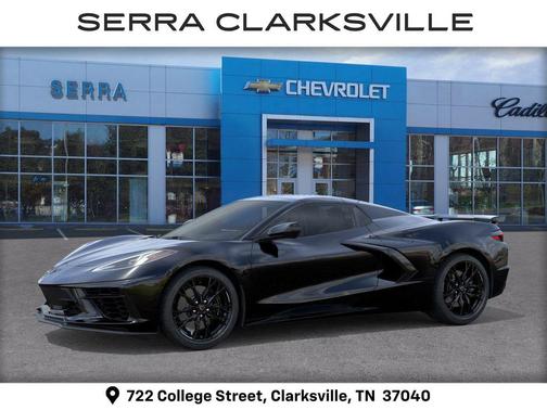 Black 2026 Chevrolet Corvette Stingray w/1LT