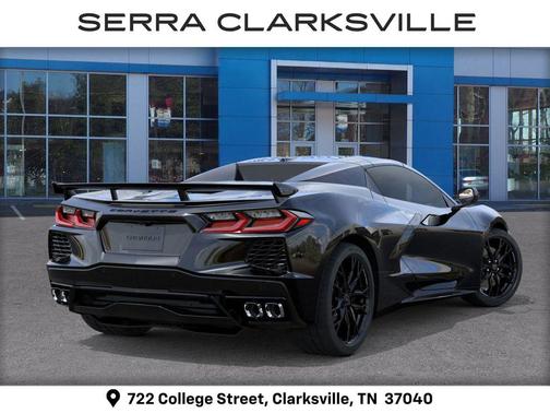 Black 2026 Chevrolet Corvette Stingray w/1LT