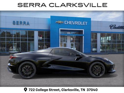 Black 2026 Chevrolet Corvette Stingray w/1LT