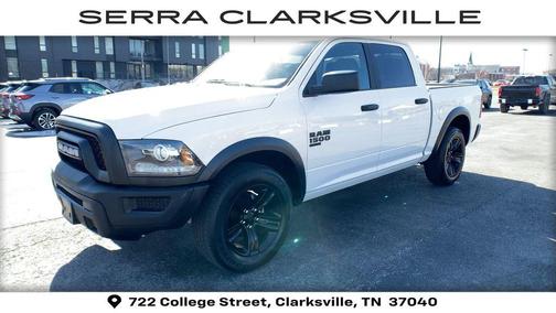 Bright White Clearcoat 2024 RAM 1500 Classic Warlock Crew Cab 4x2 5'7' Box