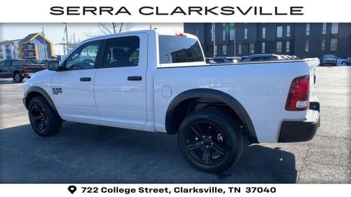 Bright White Clearcoat 2024 RAM 1500 Classic Warlock Crew Cab 4x2 5'7' Box
