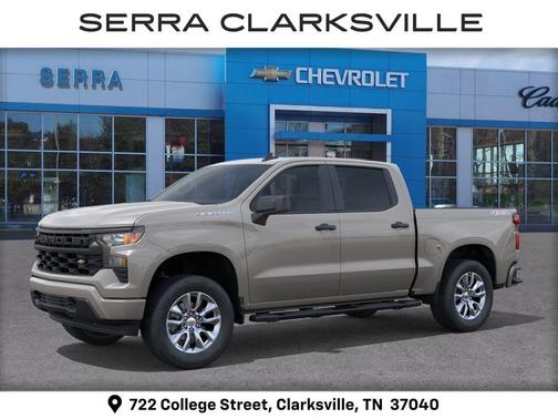 Summit White 2026 Chevrolet Silverado 1500 Custom