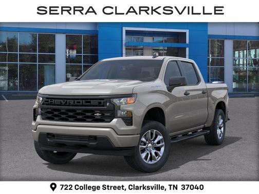 Summit White 2026 Chevrolet Silverado 1500 Custom