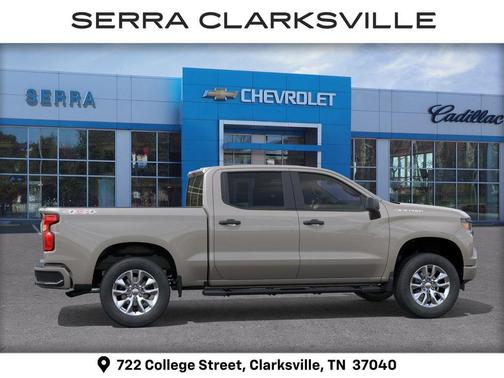 Summit White 2026 Chevrolet Silverado 1500 Custom