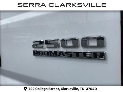 Bright White Clearcoat 2025 RAM ProMaster 2500 Tradesman