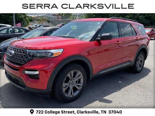 Rapid Red Metallic Tinted Clearcoat 2023 Ford Explorer XLT