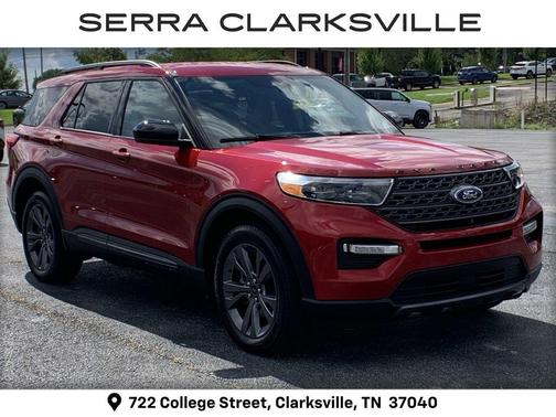 Rapid Red Metallic Tinted Clearcoat 2023 Ford Explorer XLT