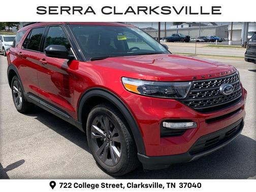 Rapid Red Metallic Tinted Clearcoat 2023 Ford Explorer XLT