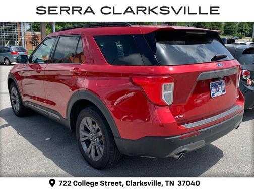 Rapid Red Metallic Tinted Clearcoat 2023 Ford Explorer XLT