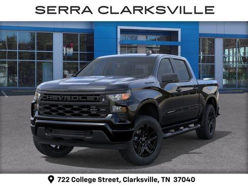 Black 2026 Chevrolet Silverado 1500 Custom