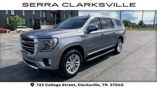 Satin Steel Metallic 2021 GMC Yukon XL SLT