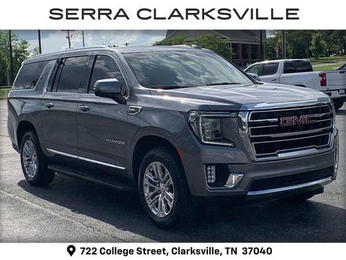 Satin Steel Metallic 2021 GMC Yukon XL SLT