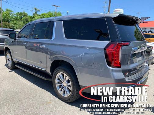 Satin Steel Metallic 2021 GMC Yukon XL SLT