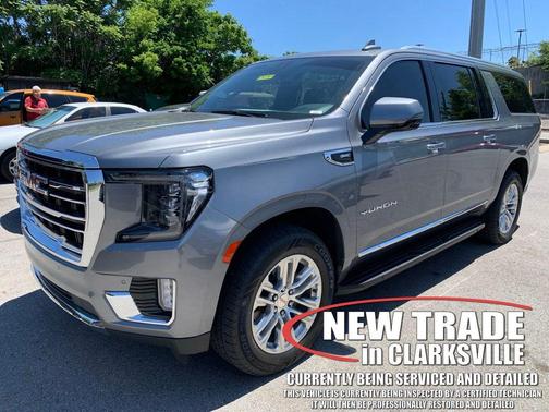 Satin Steel Metallic 2021 GMC Yukon XL SLT