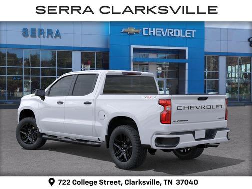 Summit White 2026 Chevrolet Silverado 1500 Custom