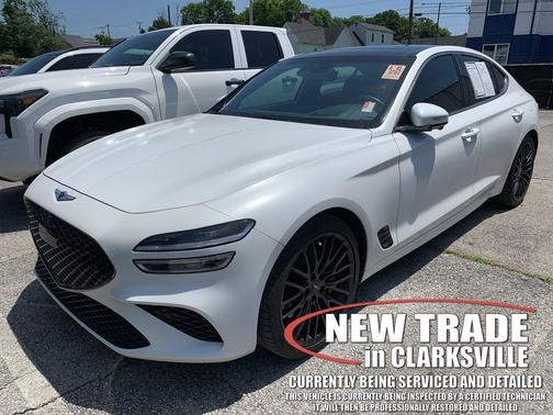 Verbier White 2022 Genesis G70 3.3T RWD Launch Edition