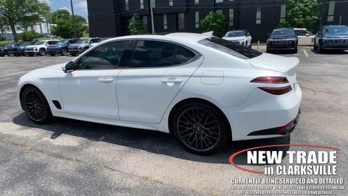 Verbier White 2022 Genesis G70 3.3T RWD Launch Edition