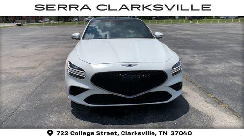 Verbier White 2022 Genesis G70 3.3T RWD Launch Edition