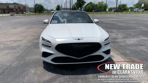 Verbier White 2022 Genesis G70 3.3T RWD Launch Edition