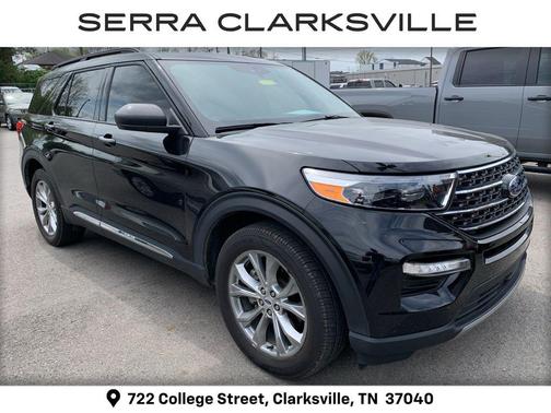 AGATE BLACK METALLIC 2023 Ford Explorer XLT