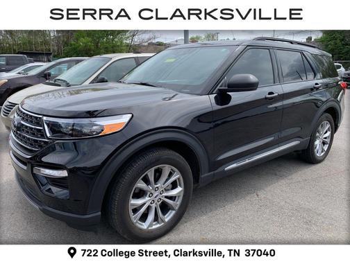 AGATE BLACK METALLIC 2023 Ford Explorer XLT