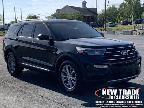 AGATE BLACK METALLIC 2023 Ford Explorer XLT