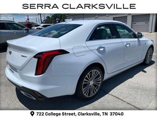Vibrant White Tricoat 2026 Cadillac CT4 Premium Luxury RWD