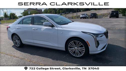 Vibrant White Tricoat 2026 Cadillac CT4 Premium Luxury RWD