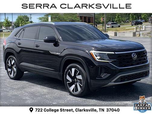 Deep Black 2024 Volkswagen Atlas Cross Sport 2.0T SE w/Technology