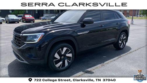 Deep Black 2024 Volkswagen Atlas Cross Sport 2.0T SE w/Technology