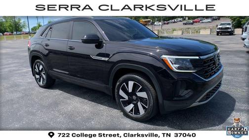 Deep Black 2024 Volkswagen Atlas Cross Sport 2.0T SE w/Technology