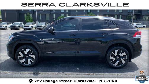 Deep Black 2024 Volkswagen Atlas Cross Sport 2.0T SE w/Technology